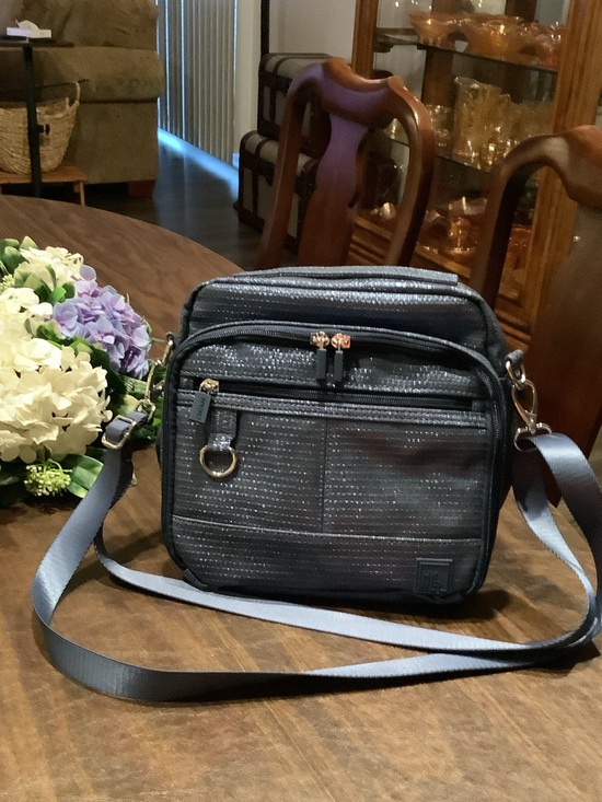 HKWIP Handbags - HKWIP crossbody navy blue sparkle bag